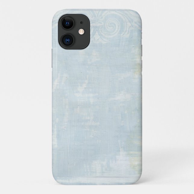 Blue Grunge Art Page Case-Mate iPhone Hülle (Rückseite)
