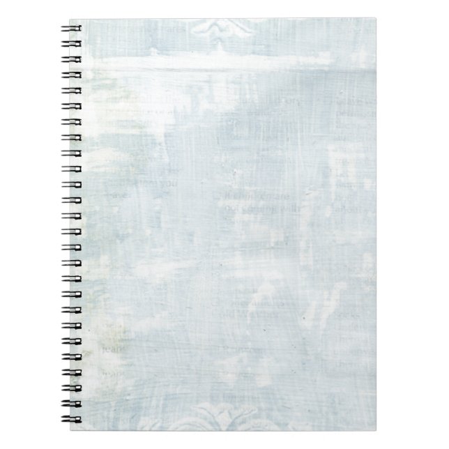 Blue Grunge Art Page Notizblock (Vorderseite)