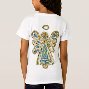 Blue Guardian Angel Custom Holiday Art Shirt