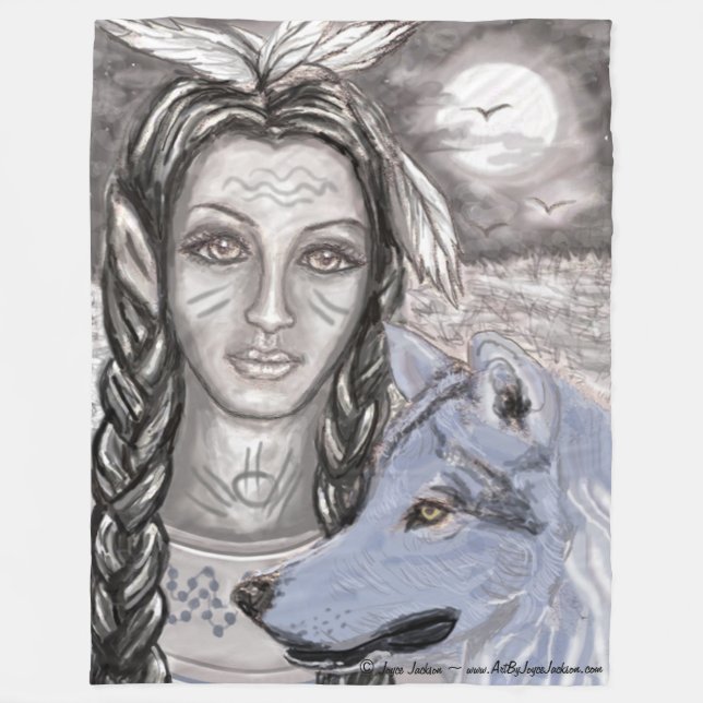 Blue Guardian Fleece Blanket (Vorderseite)