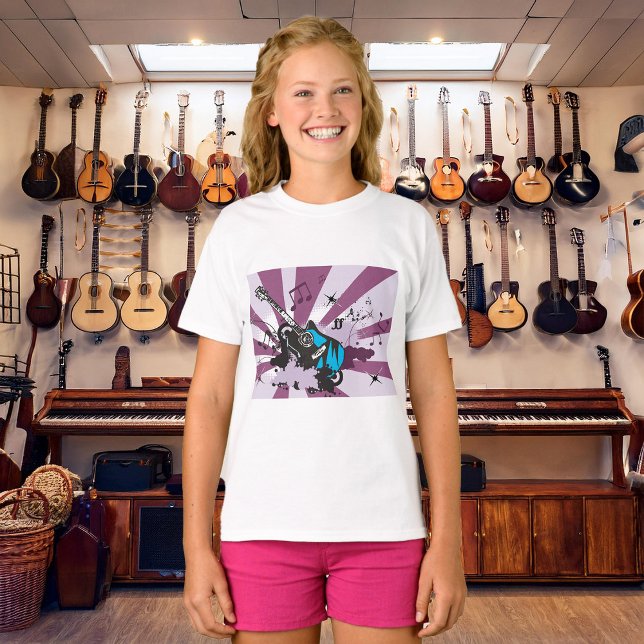 Blue Guitar Girls T-Shirt (Von Creator hochgeladen)