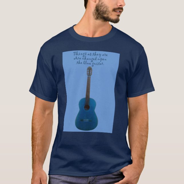 Blue Guitar T-Shirt (Vorderseite)