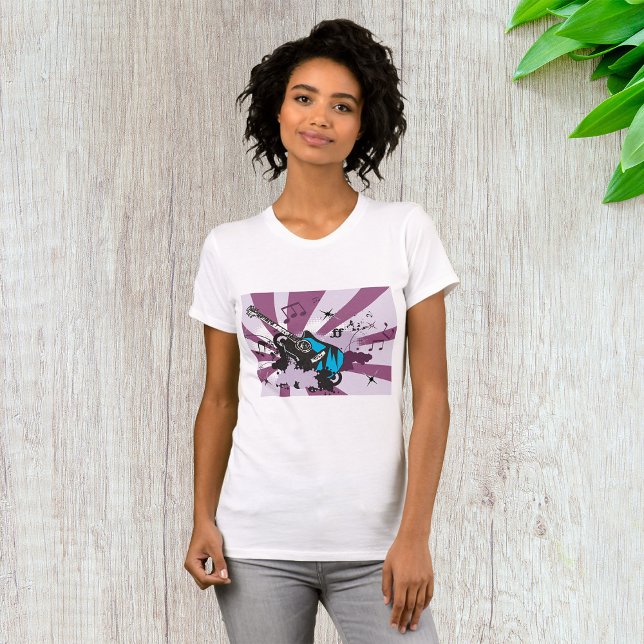 Blue Guitar Womens T - Shirt (Von Creator hochgeladen)