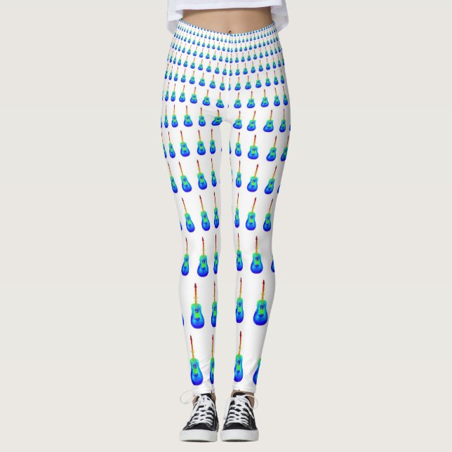 Blue Guitars Leggings (Vorderseite)