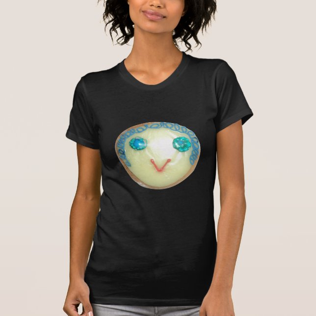 Blue Hair Emoji Art Print/Graphic T-Shirt (Vorderseite)