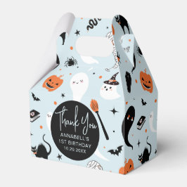 Blue Halloween Party Geschenkschachtel