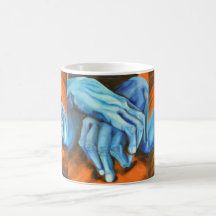 Blue-Hands-Kunstdesignerin Tasse