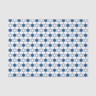 Blue Hanukkah Stars von David Holiday Geschenkwrap Seidenpapier