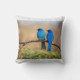 Blue Harmony - Ein Moment der Freude Kissen