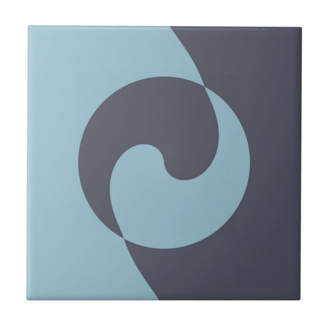 Blue Harmony Fliese (Vorderseite)