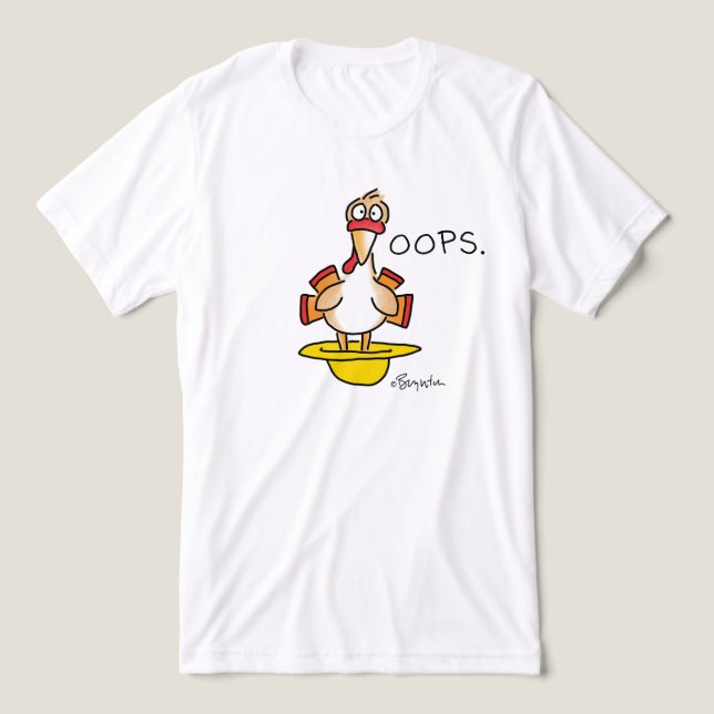 BLUE HAT GREEN HAT RED HAT OOPS Sandra Boynton Tri-Blend Shirt (Design Vorderseite)