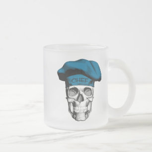 Blue Hat Koch Skull Mattglastasse