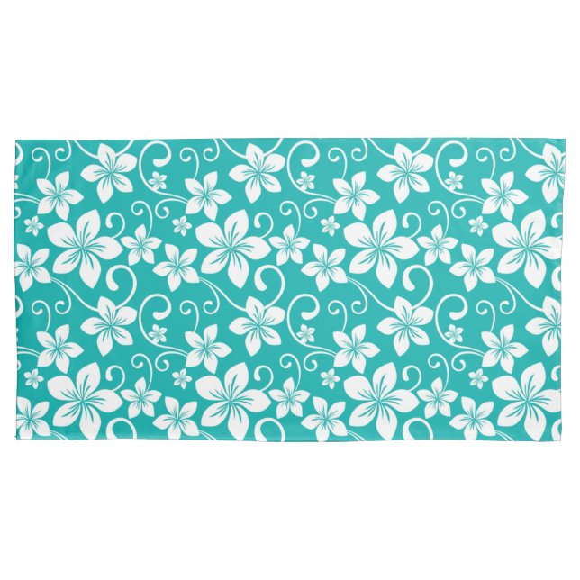 BLUE HAWAII (AQUAMARIN) KISSENBEZUG (Vorderseite-Links)