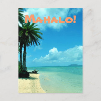Blue Hawaii Beachpostcard Postkarte