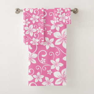 BLUE HAWAII (BUBBLEGUM PINK) BADHANDTUCH SET