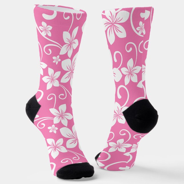 BLUE HAWAII (BUBBLEGUM PINK) SOCKEN (Gewinkelt)