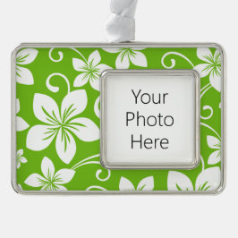 BLUE HAWAII (LIMON) Rahmen-Ornament SILBER