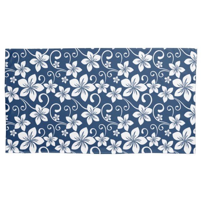 BLUE HAWAII (NAVY BLUE) KISSENBEZUG (Vorderseite-Links)