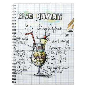 Blue Hawaii Notizblock