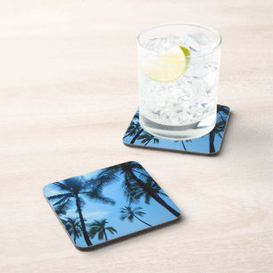 Blue Hawaii Palm Tree Untersetzer