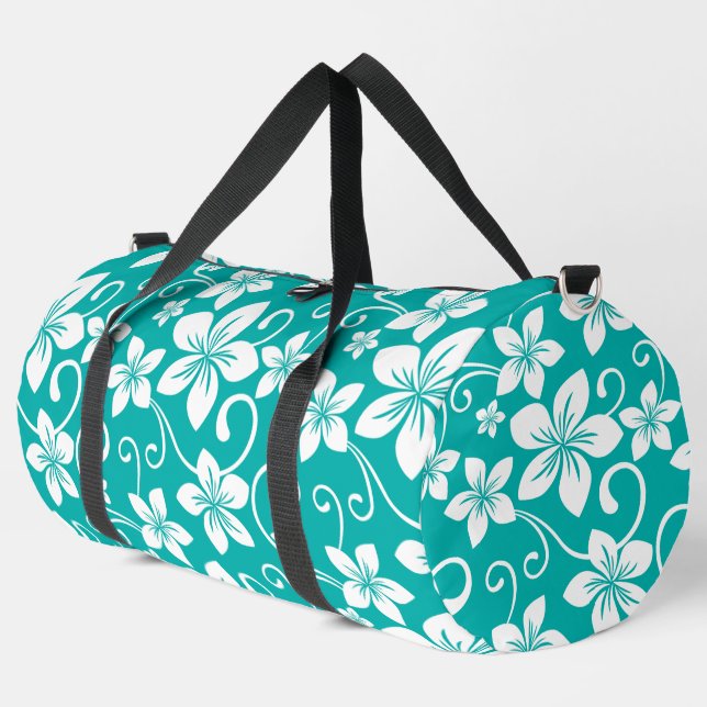 BLUE HAWAII PATTER IN AQUAMARIN DUFFLE BAG (Linke Ecke)
