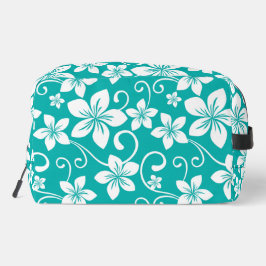 BLUE HAWAII PATTER IN AQUAMARINER DOPP KIT WASCHBEUTEL