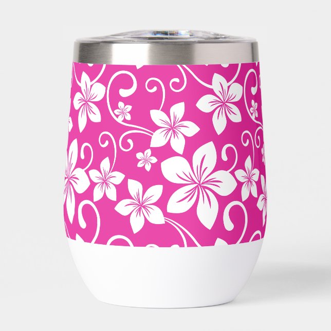 BLUE HAWAII PATTER IN HOT PINK (Vorderseite)