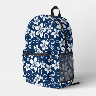 BLUE HAWAII PATTER IN NAVY BLUE BEDRUCKTER RUCKSACK
