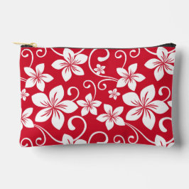 BLUE HAWAII PATTER IN ROT ZUBEHÖRTASCHE