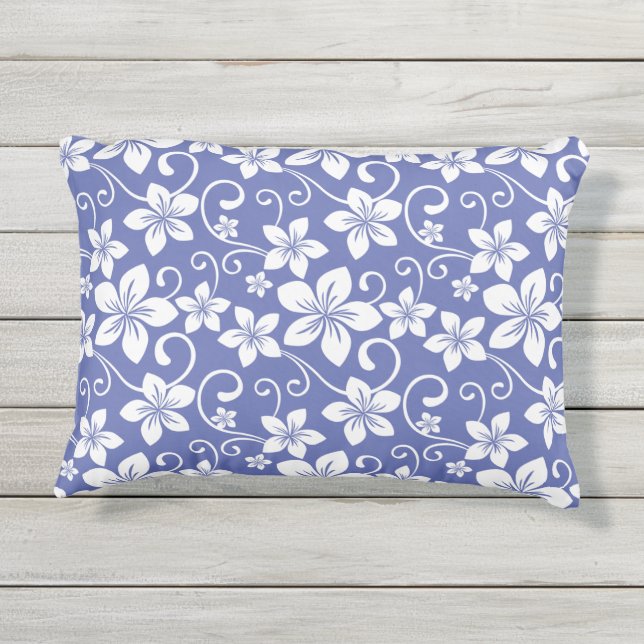 BLUE HAWAII (PERIWINKLE) KISSEN FÜR DRAUßEN (Rückseite)