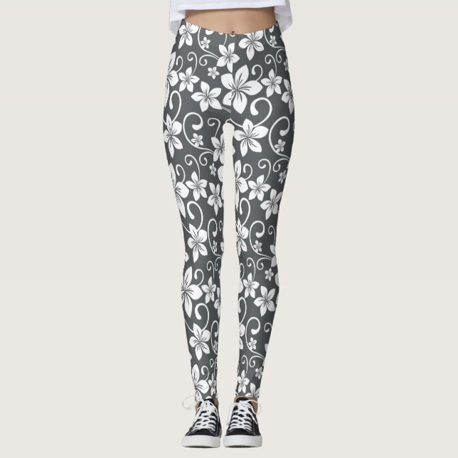 BLUE HAWAII (PEWTER) LEGGINGS (Vorderseite)