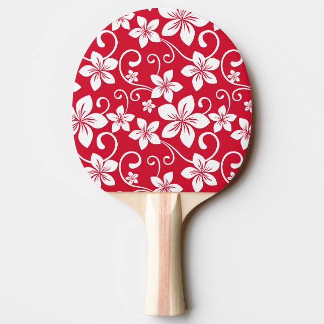 BLUE HAWAII (RED) TISCHTENNIS SCHLÄGER (Rückseite)