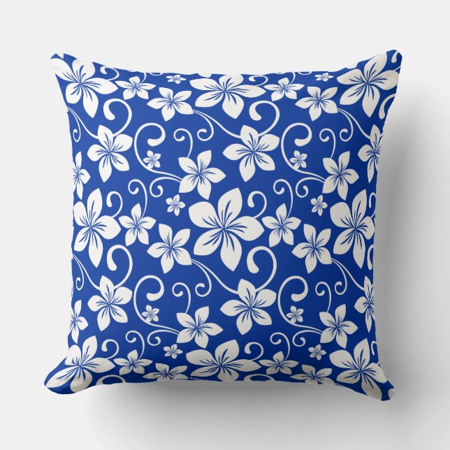 BLUE HAWAII (ROYAL BLUE) KISSEN (Vorderseite)