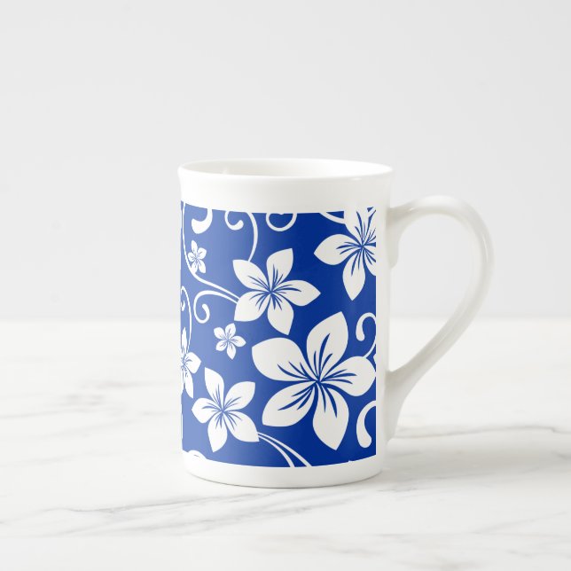BLUE HAWAII (ROYAL BLUE) KNOCHENCHINA TASSE (Rechts)