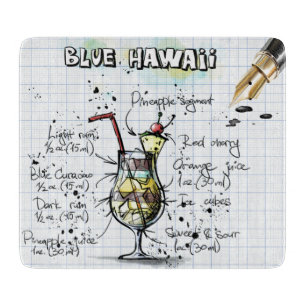 Blue Hawaii Schneidebrett