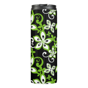 BLUE HAWAII (SCHWARZ/LIME) THERMAL TUMBLER THERMOSBECHER