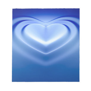 Blue Heart Notizblock