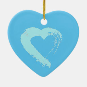 Blue Heart Ornament