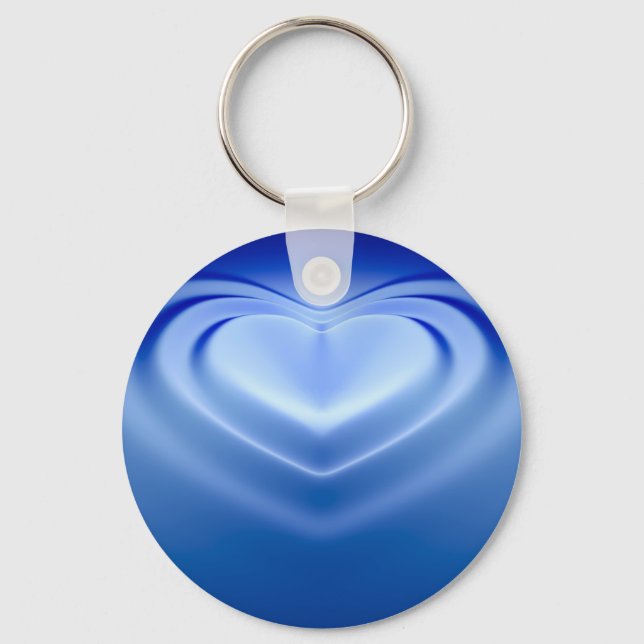Blue Heart Schlüsselanhänger (Vorderseite)