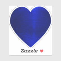 Blue Heart Sticker