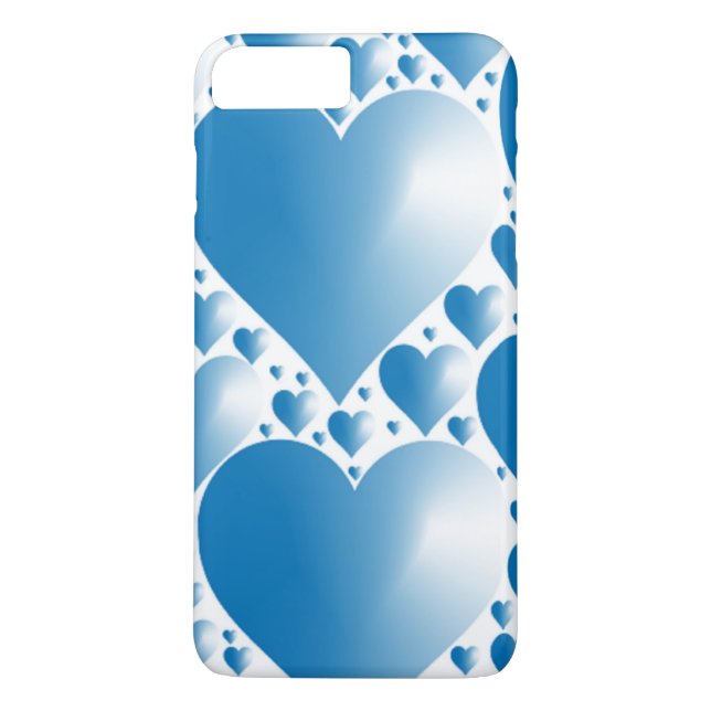 BLUE HEARTS Case-Mate iPhone HÜLLE (Rückseite)