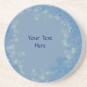 Blue Hearts Design Dessous de verre personnalisabl
