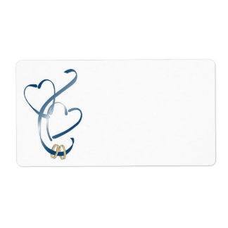 Blue Hearts Expédition Étiquettes