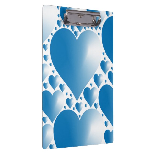 BLUE HEARTS KLEMMBRETT (Rechts)