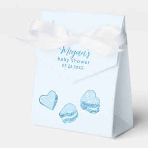 Blue Hearts Little Sweetheart Baby Shower Geschenkschachtel