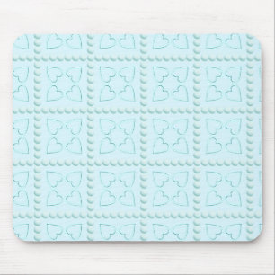 Blue Hearts Mousepad