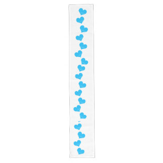 Blue Hearts Table Runner Großer Tischläufer