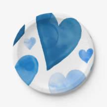 Blue Hearts Winter Baby Dusche