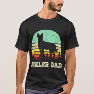 Blue Heeler Dog Vater Australian Cattle Dog Lovers T-Shirt