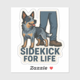 Blue Heeler Friend Aufkleber